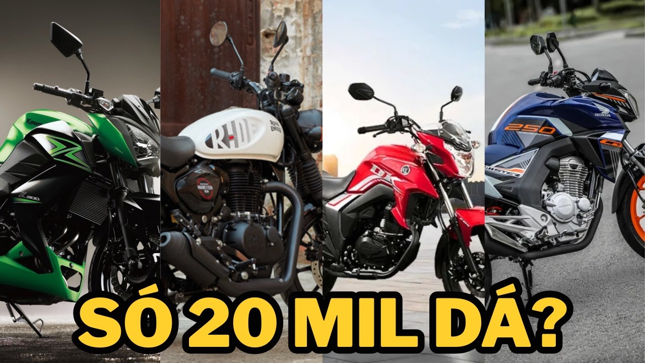 MELHORES MOTOS PARA COMPRAR ATÉ 20 MIL REAIS