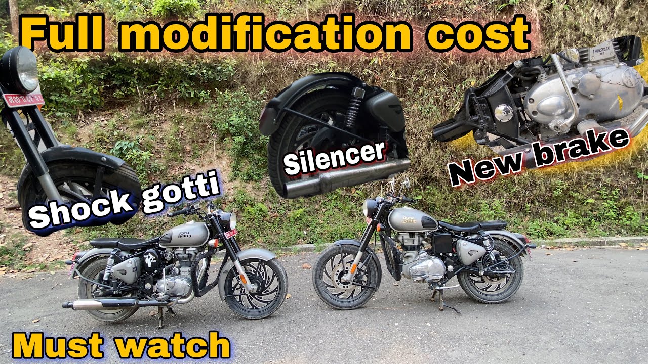 Full modification cost of classic350//Is it legal🤔