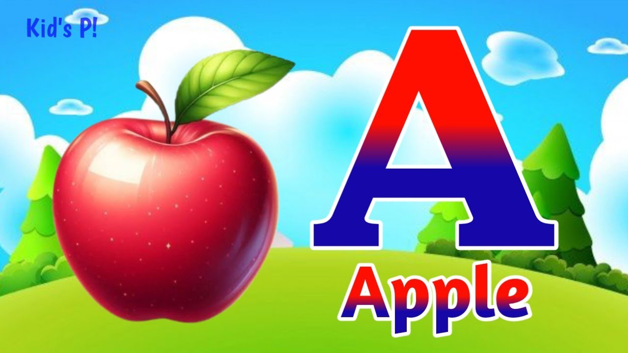 Phonics Song 2 with TWO Words in 3D - A For Airplane - ABC Alphabet Songs with Sounds for Children