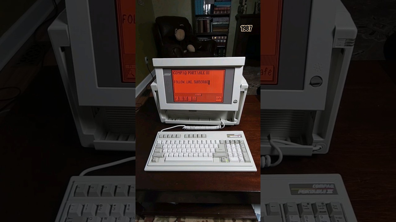 Compaq Portable III, 1987 #shorts #retrocomputer