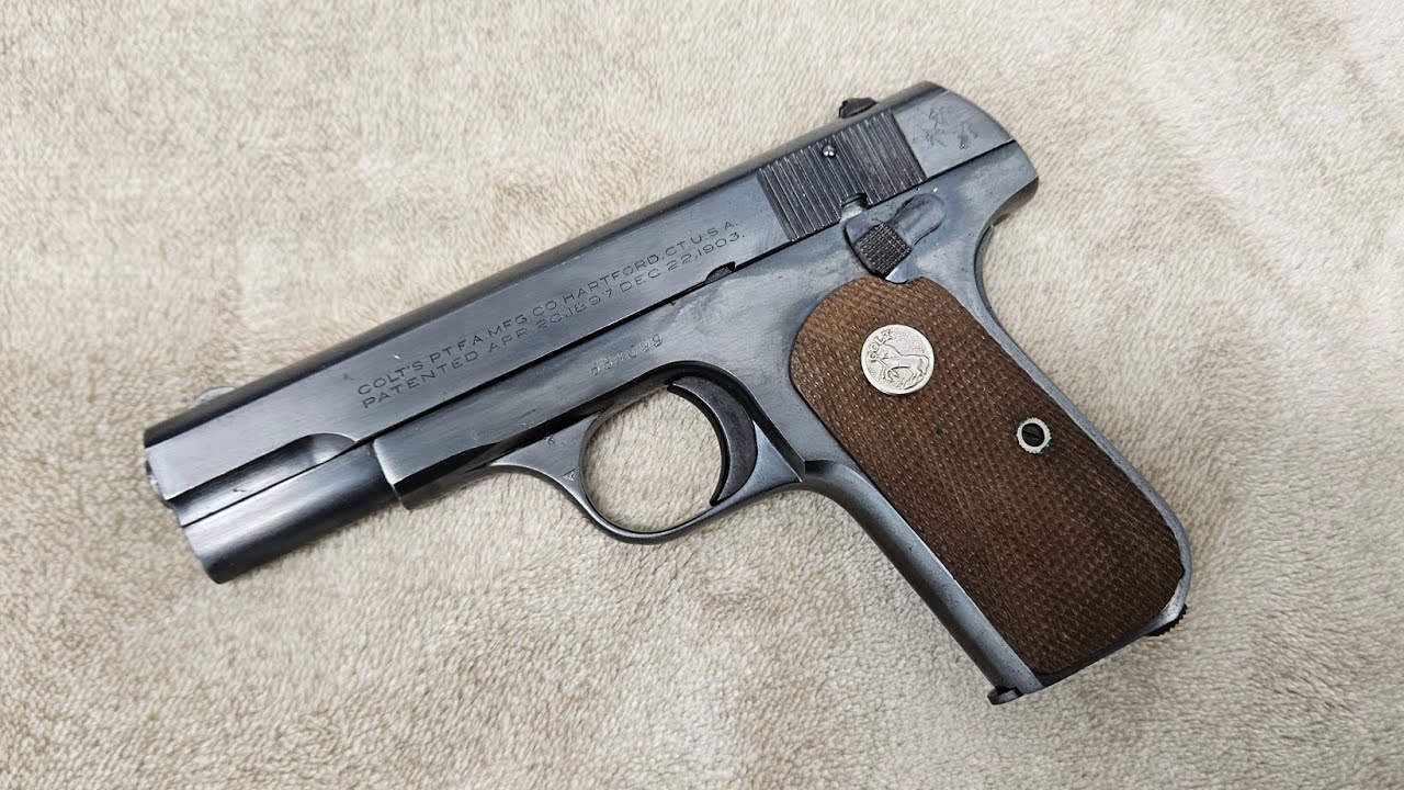 Пистолет Colt 1903 без курка