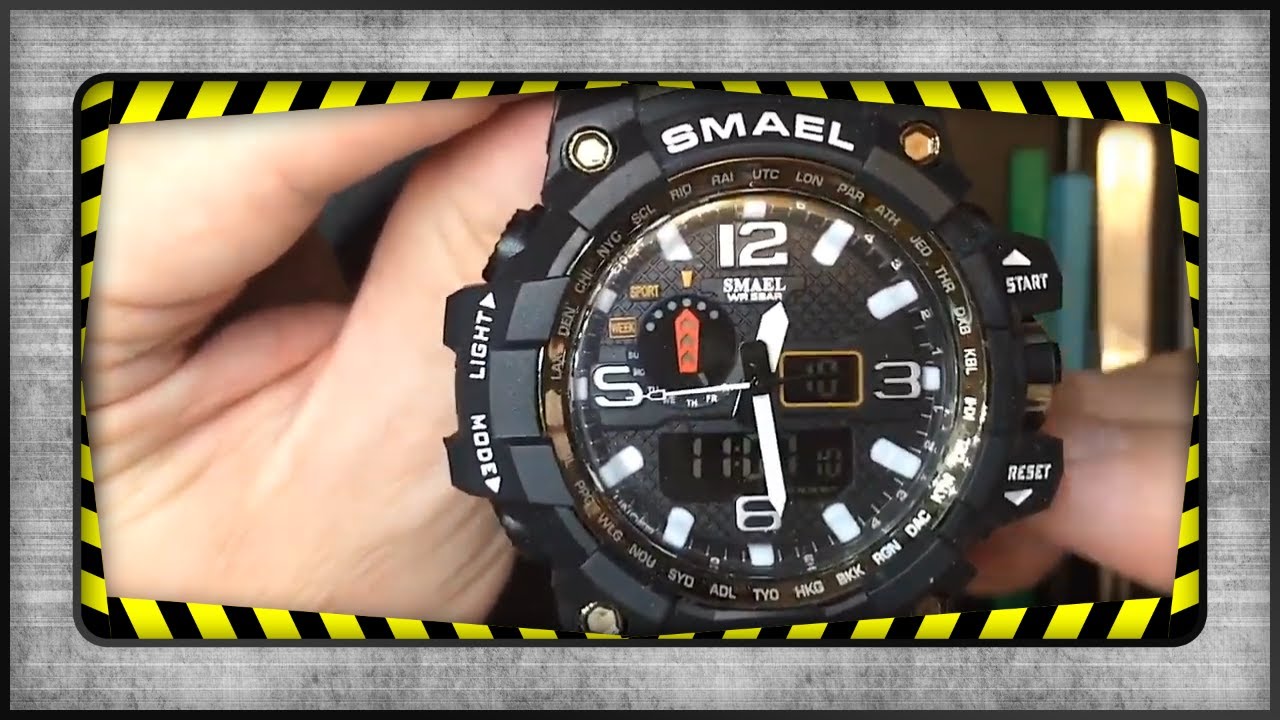 Cambio de batería en reloj SMAEL 1545