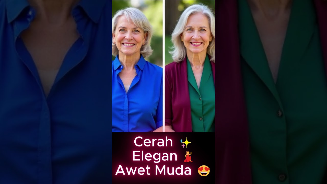 Setelah usia 60 tahun, pilihan warna pakaian Anda dapat berdampak besar pada penampilan Anda