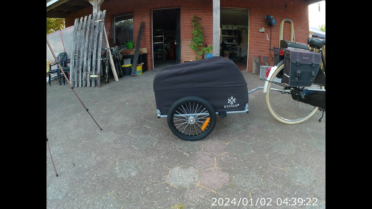 Unboxing Fahrradanhänger