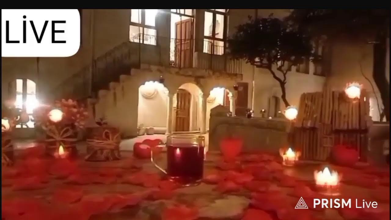 Live Piano in a Historic Stone Mansion Fireplace Ambience & Timeless Wiev 🔥🎹 ( 24/7 ).