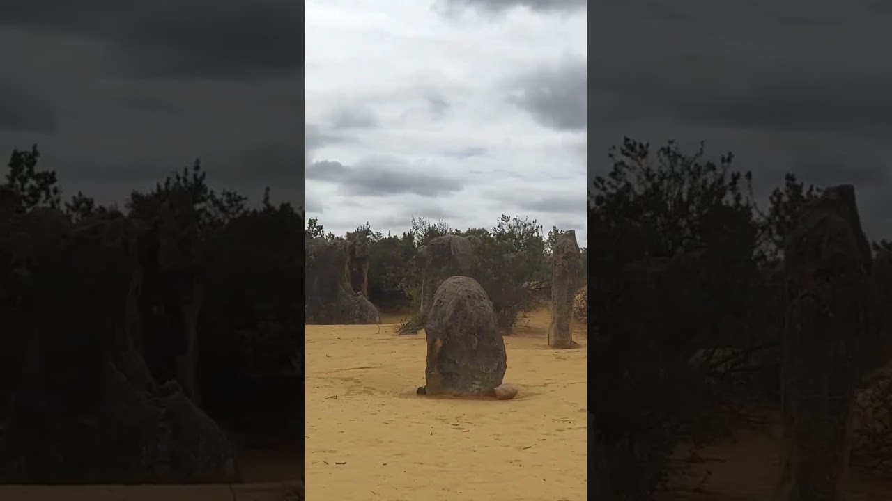 Pinnacles Desert, Cervantes, Western Australia. Ancient Aboriginal legends. Rock formations