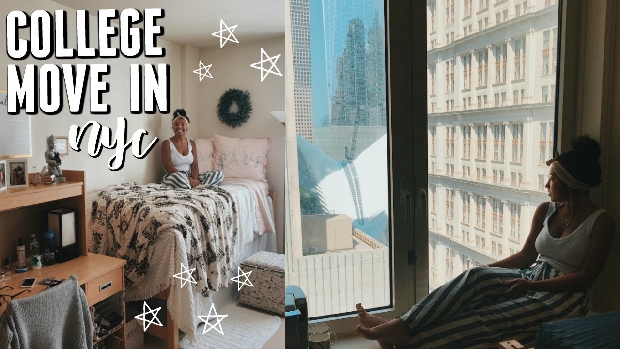 ⭒ NYC COLLEGE MOVE-IN VLOG ⭒ | Pace University | 2018