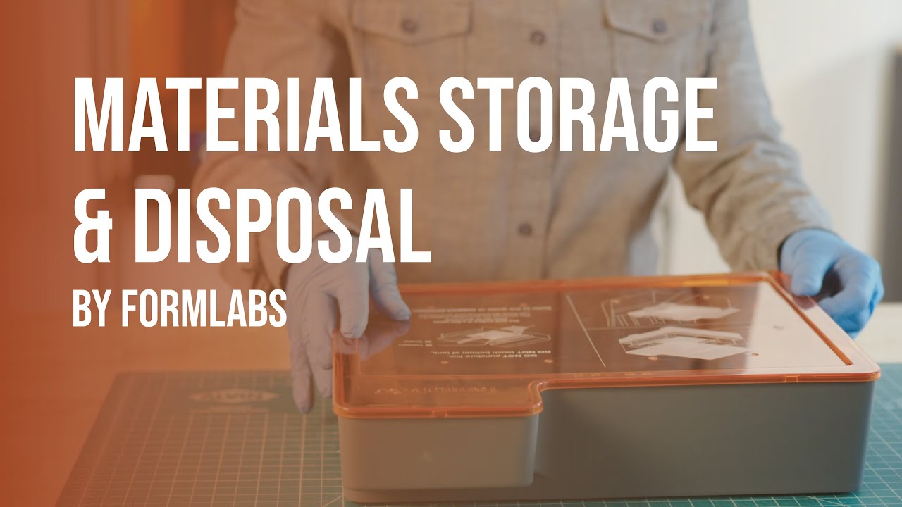 Storage & Disposal Best Practices for SLA 3D Printing Resins | Formlabs