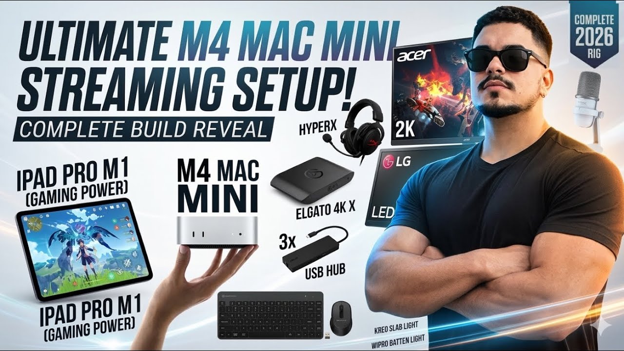 Stop Buying Gaming PCs! ULTIMATE M4 Mac Mini Streaming Setup, no worries of Power Cuts ⚡️ 