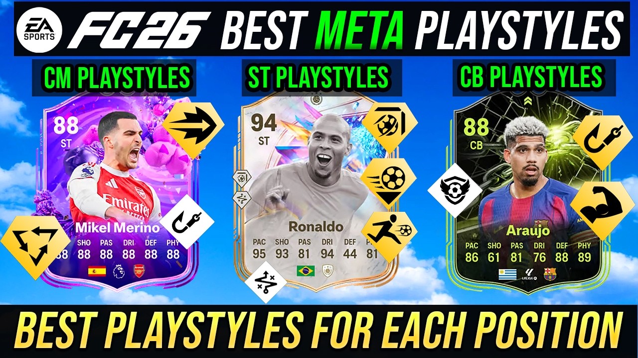 Best Playstyles for EACH Position & Which Is META (EVERY PLAYSTYLE+ & BASE PLAYSTYLE GUIDE) - FC 26