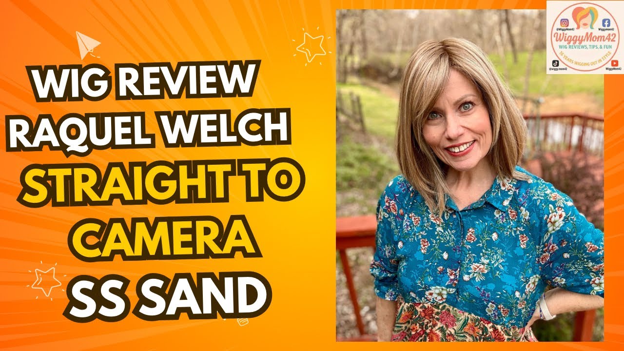 WIG REVIEW: Raquel Welch New Release “Straight to Camera” in SS Sand with the new FeatherLite fibers