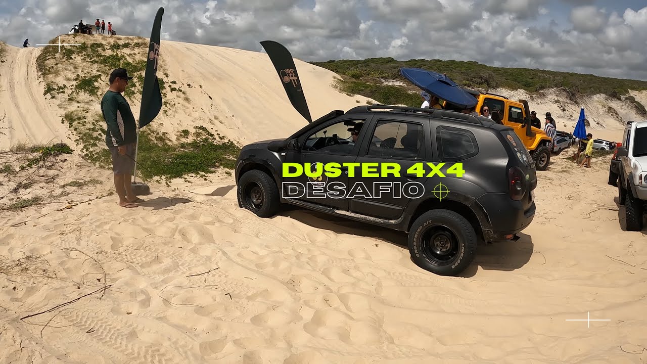 DESAFIO DOS CARROS 4X4 DO OFFROAD PB NA DUNA PARAÍBA- DUSTER X TRACKER X JIMNY X TR4 X GV X JIPE