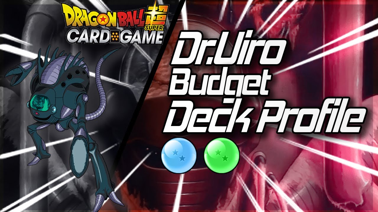 DBS TCG Deck Profile: Kaio-Aggro Dr. Uiro! / Test Aggro playset!