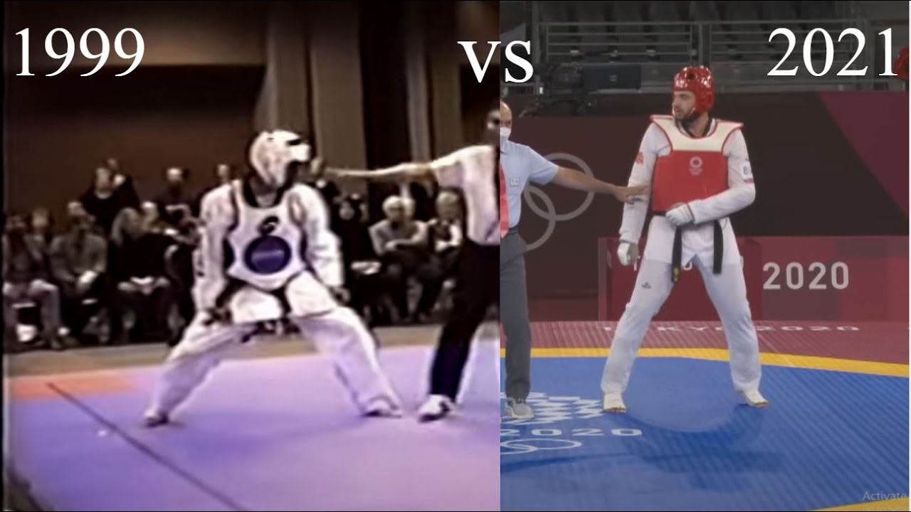 Старая школа против современной TKD (1999 против 2021)