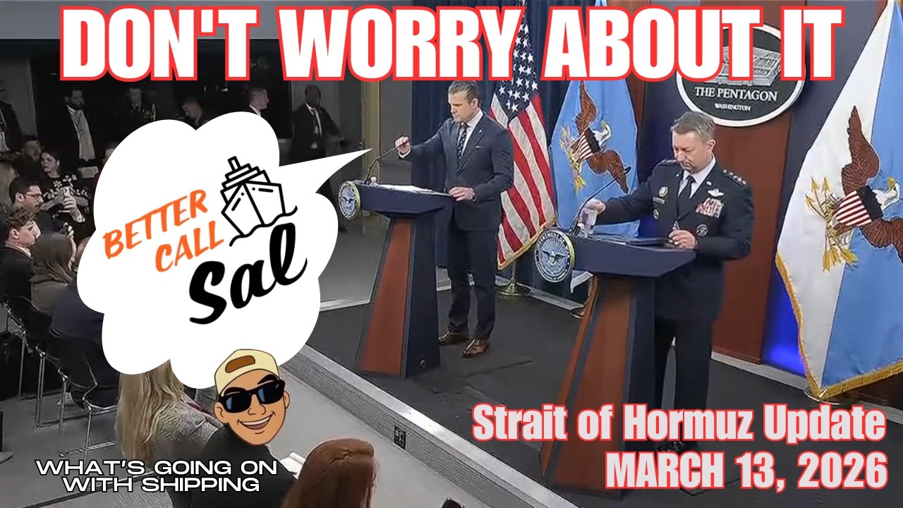 Secretary Hegseth on the Strait of Hormuz:  DON'T WORRY ABOUT IT | March 13, 2026 Update