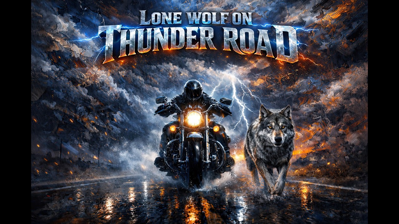Lone Wolf on Thunder Road – Power Blues Hard Rock Metal Anthem | OFFICIAL LYRIC VIDEO | EUROZIA