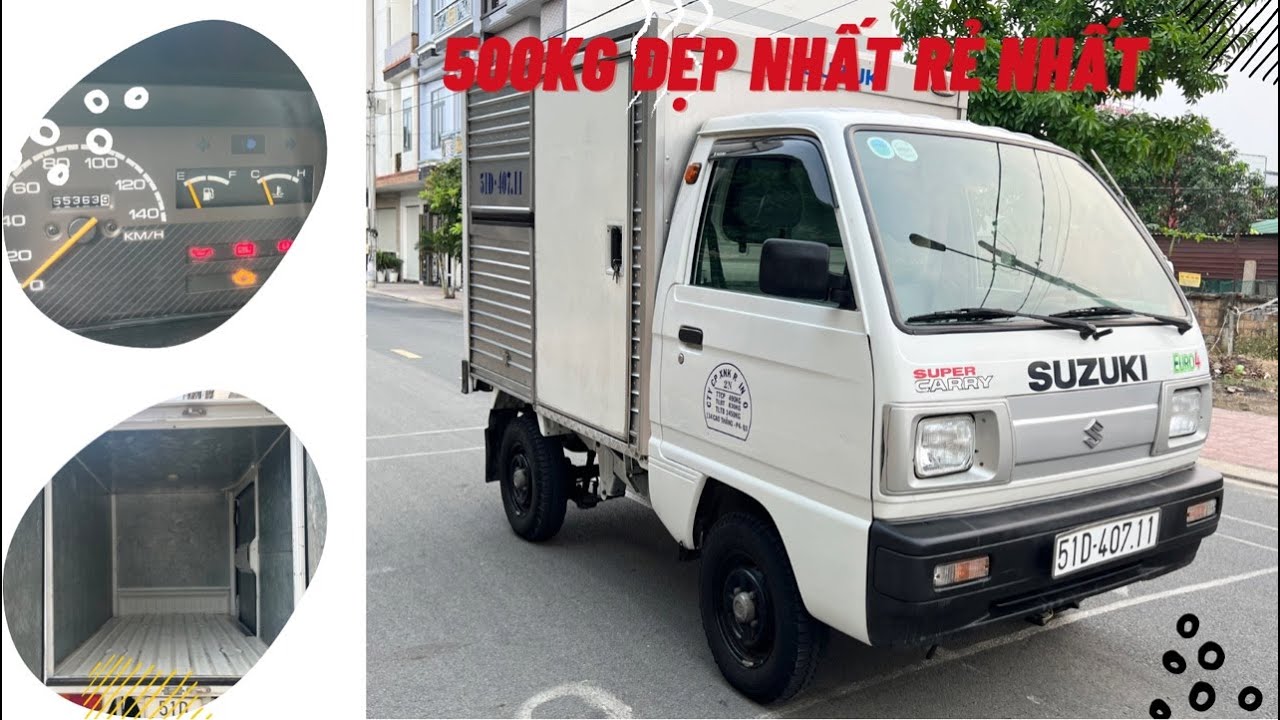 XE TẢI CŨ 500Kg SUZUKI ĐỜI 2018 ĐẸP NHẤT GIÁ RẺ NHẤT