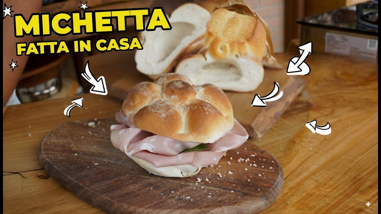 MICHETTE o ROSETTE SOFFIATE fatte in CASA con LIEVITO DI BIRRA * VUOTE come quelle del fornaio*