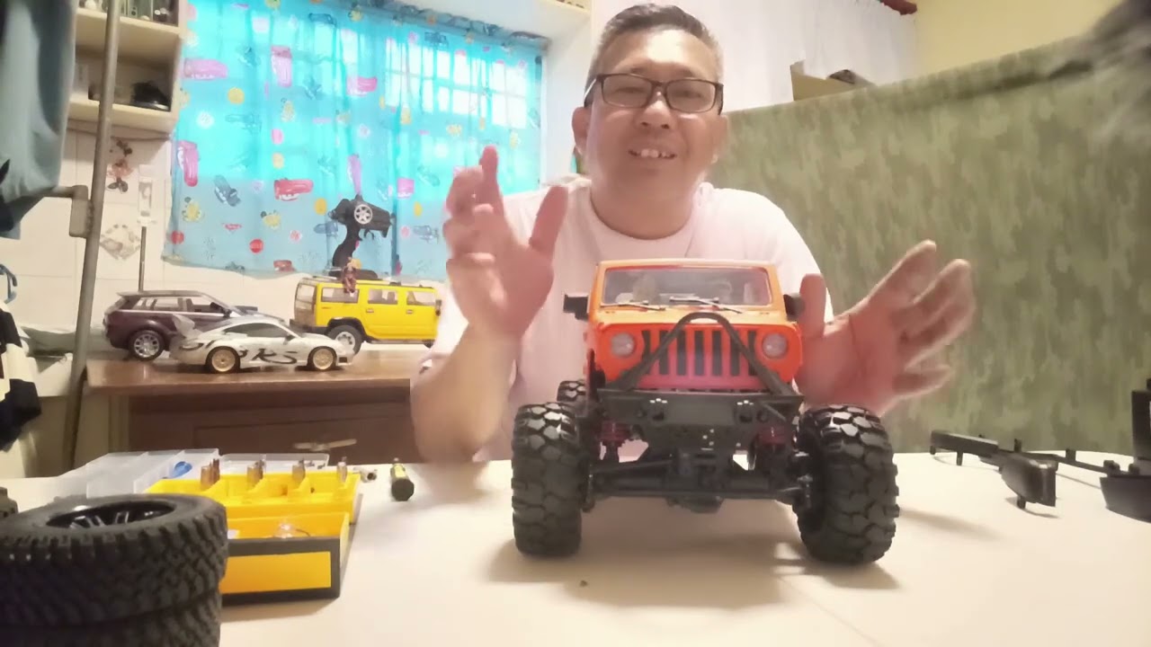 Upgrading Big Tire for MN128 mini Crawler.....#mn128