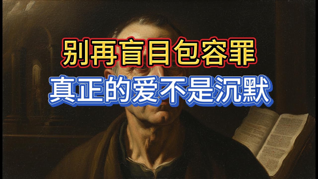 耶稣说：盲目包容罪恶反而会害了弟兄