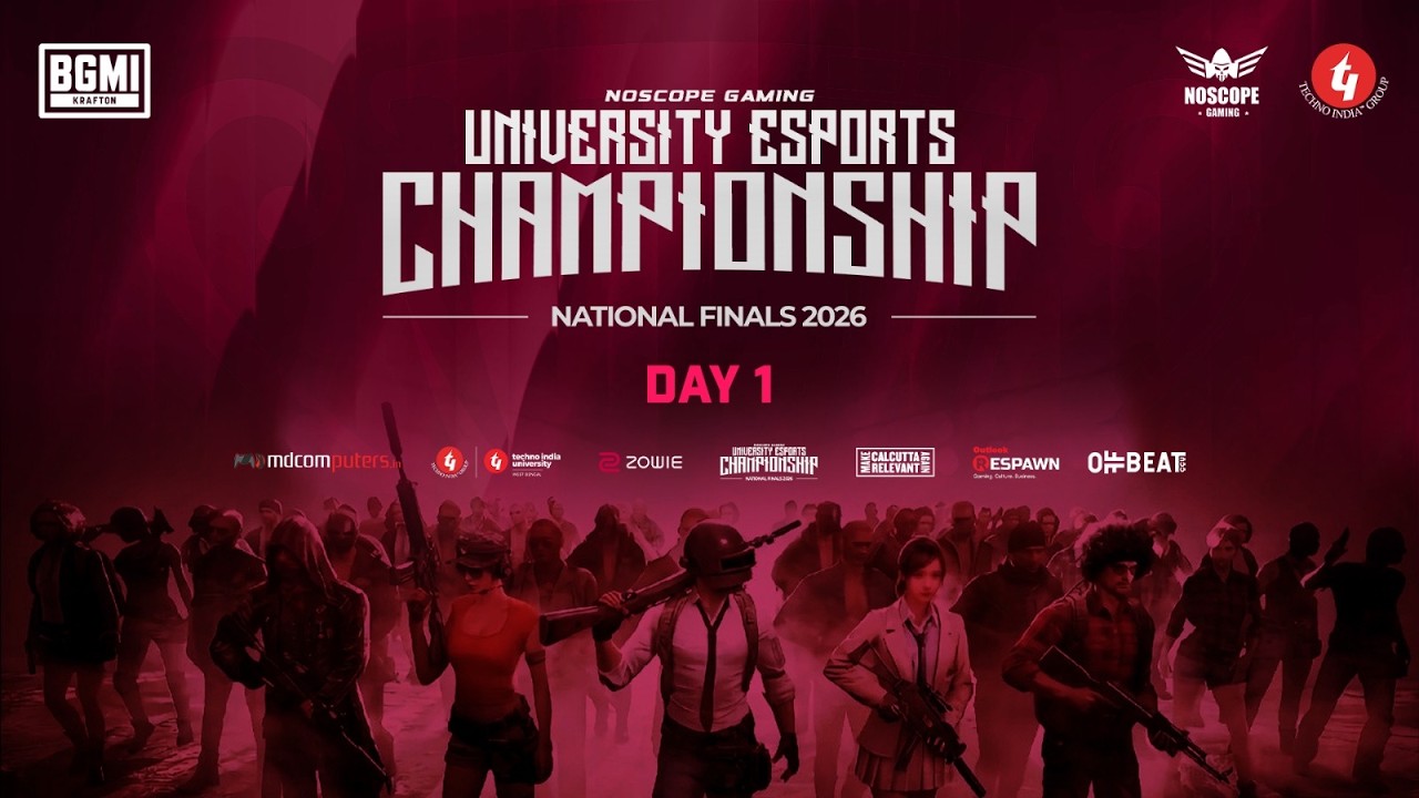 LIVE: UEC National Finals 2026 | DAY 1 | BGMI | India&rsquo;s Biggest Collegiate Esports Championship