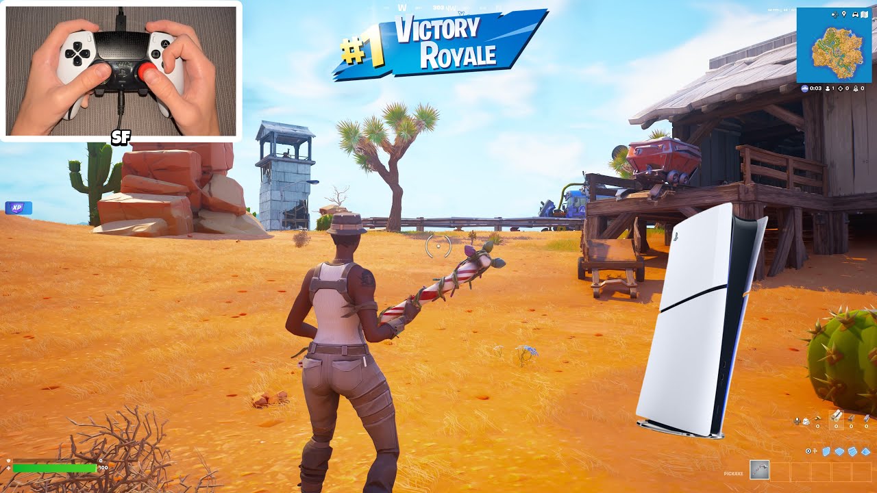 PS5 DualSense Edge Fortnite Ranked Reload Solos Handcam (4K 120FPS)