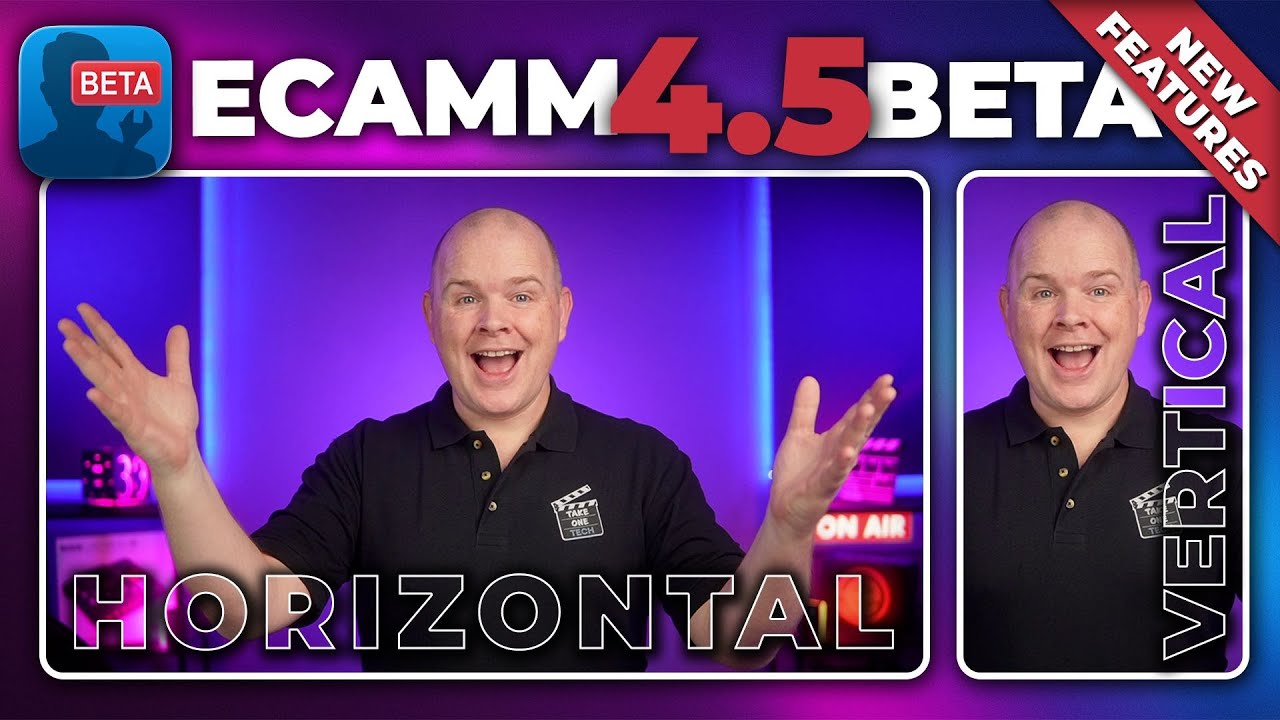 New Ecamm Live 4.5 Beta now with DUAL MODE!  (Simultaneous Vertical and Horizontal video)
