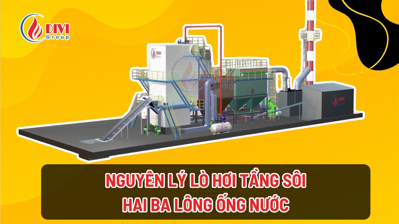 Nguyên lý hoạt động lò hơi tầng sôi 2 balong | Cấu Tạo & Quy Trình Chi Tiết