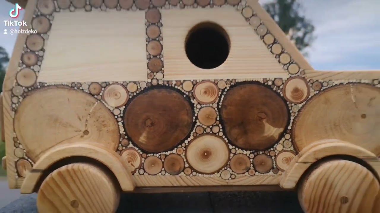 bird home vogelhaus domek dla ptak&oacute;w DIY woodwork holzdeko decoration design wood woodworking auto