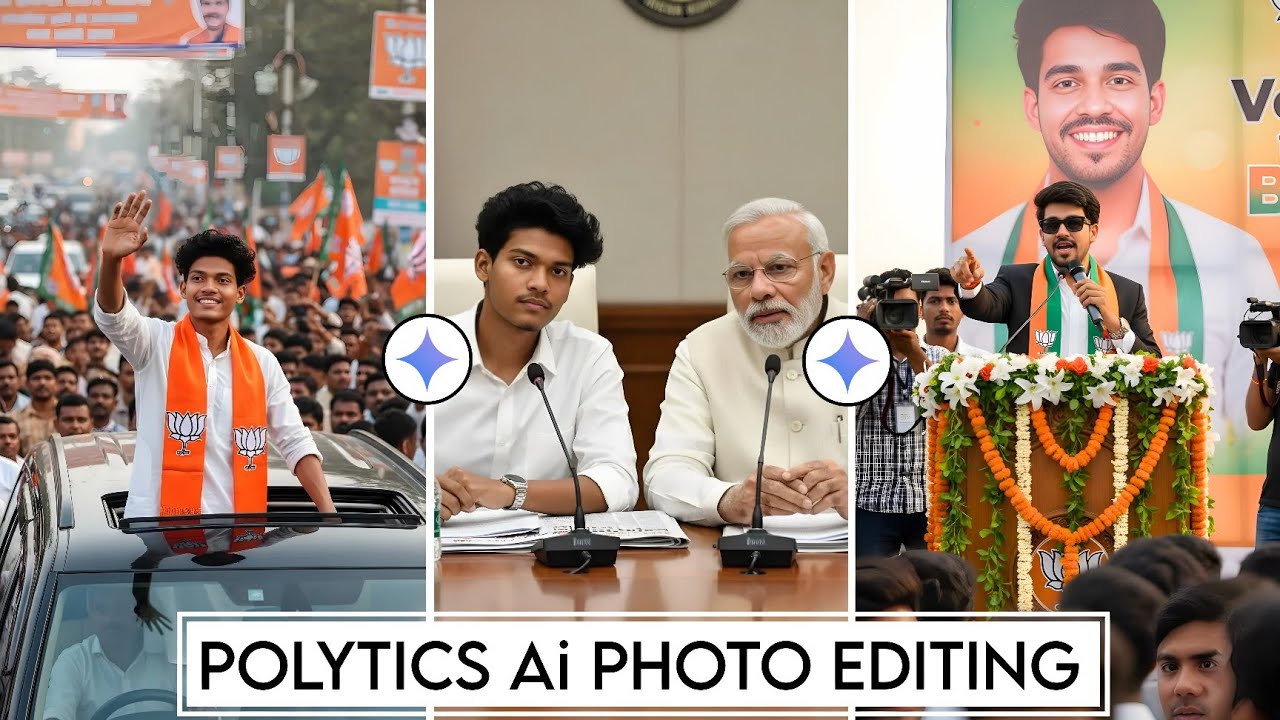 Political Party Ai Photo Editing | Political Ai Photo Kaise Banaye | BJP Party Ai Photo Editing