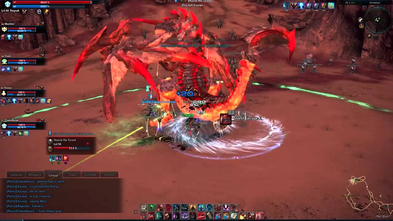 TERA Online - World Boss Kill: Huzrat The Tyrant