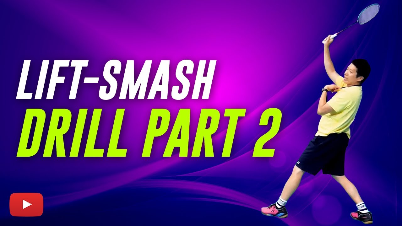 Badminton Lessons and Tips from Coach Efendi Wijaya - Lift-Smash Drill Part 2  (Subtitle Indonesia)