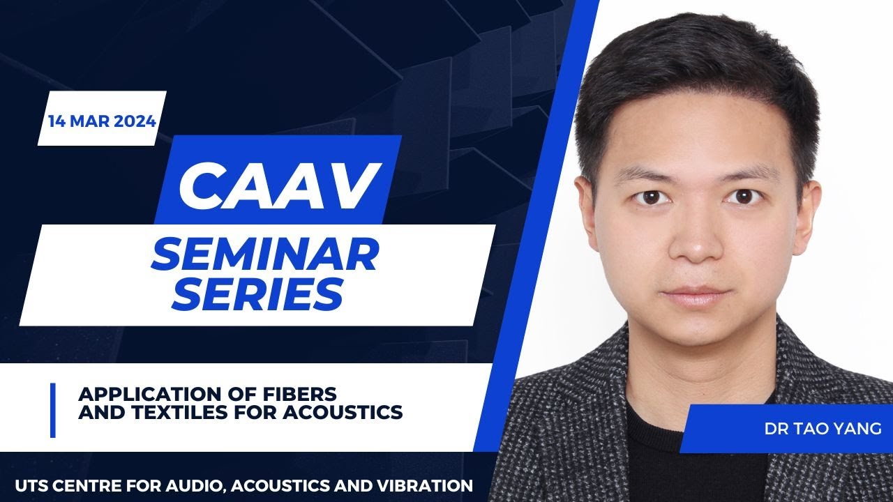Tao Yang, University of Munich | Application of Fibers and Textiles for Acoustics