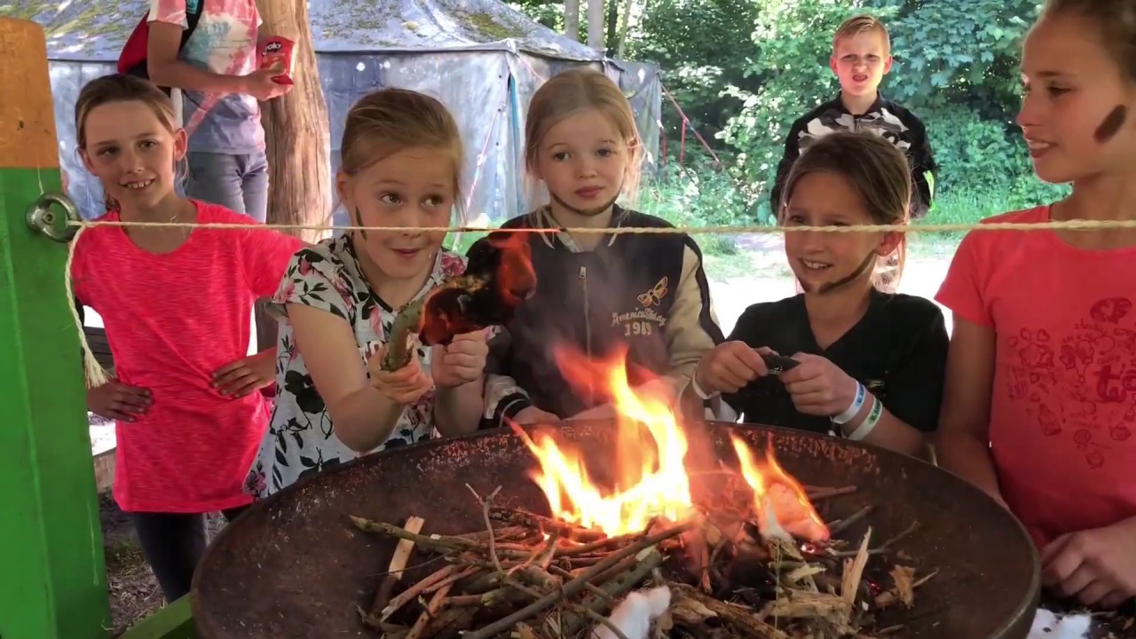 Kidsproofreporter Loïs met haar kinderfeestje bij Outdoorpark SEC Almere