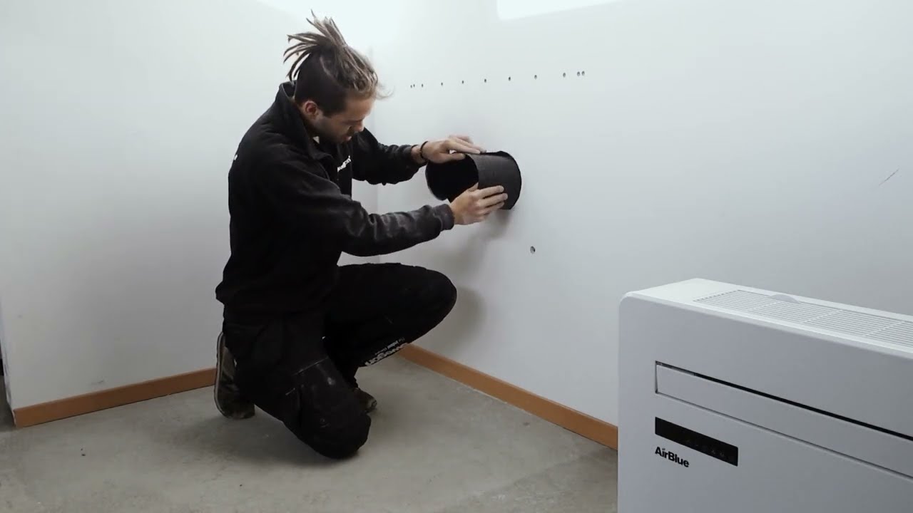 Einfache Installation des Monoblock-Klimageräts GAW 30 ECO