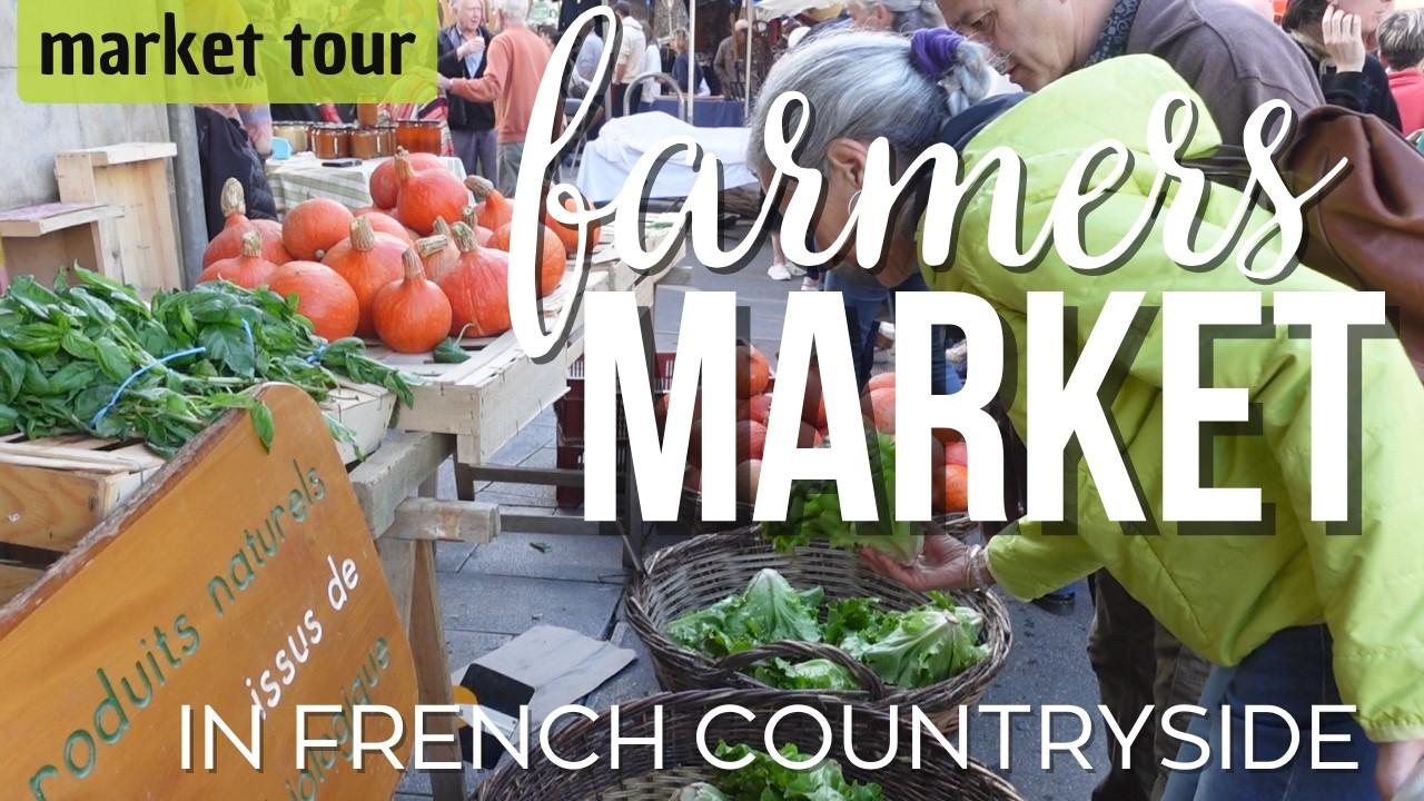 Exploring French Fresh Market in Saint Girons, Ariège 🇫🇷  Pyrenees Farmers Market
