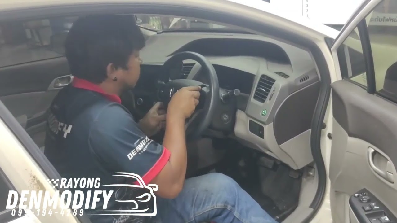 HONDA CIVICเปลี่ยนสไปร่อนเเตรเนื่องจากมีอาการเลี้ยวเเล้วเสียงเเตรดังเอง | เด่นโมดิฟายระยอง
