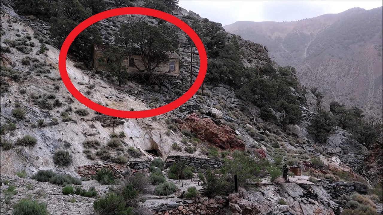This Mining Camp Is In An Incredible Location — Cliff-Side And On A Mountain Peak!!!