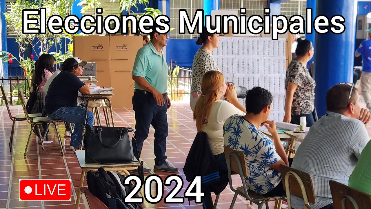 En vivo, así el ambiente en las elecciones municipales #elsalvador