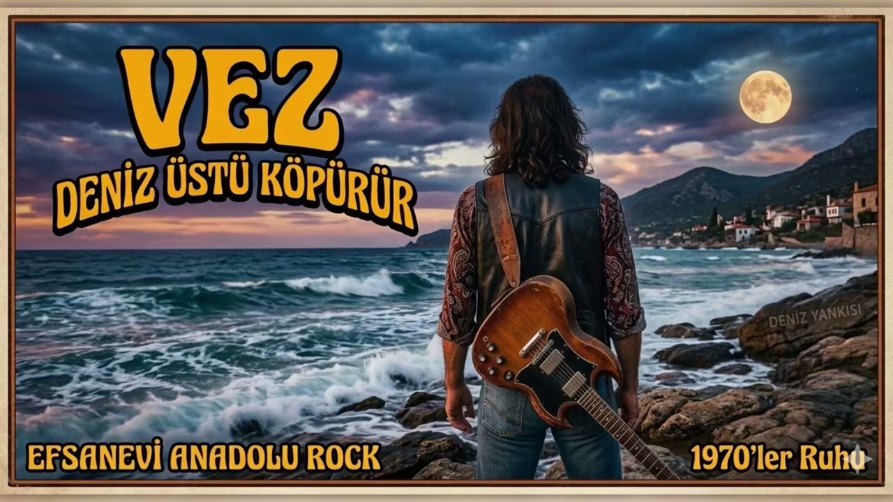 VEZ-Deniz Üstü Köpürür - Anadolu Rock (AI Cover / Cem Karaca Style)