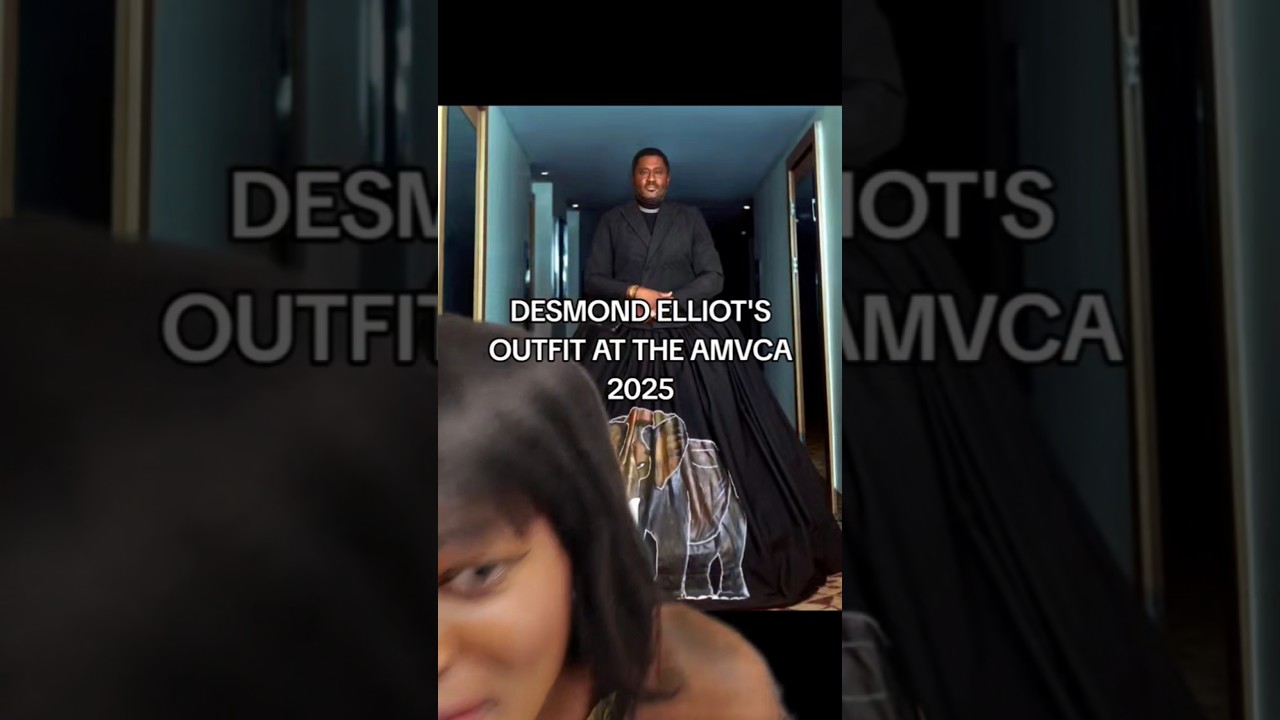 AMVCA 2025 *DESMOND ELLIOTT'S OUTFIT REVEAL 😍 #AMVCA #desmondelliot #outfitreveal #reaction #fashion