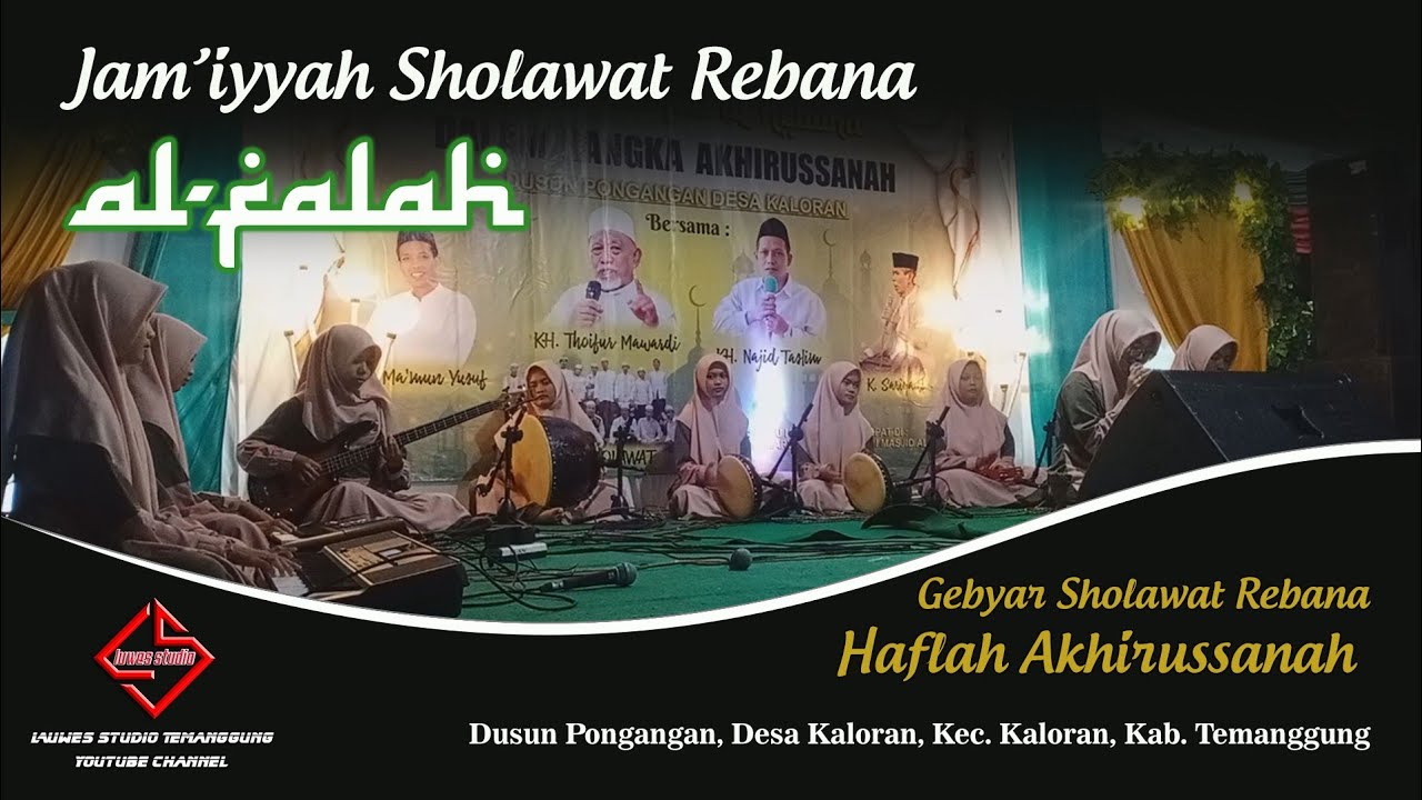 Sholawat rebana modern /cover/ Al-falah / full cewek