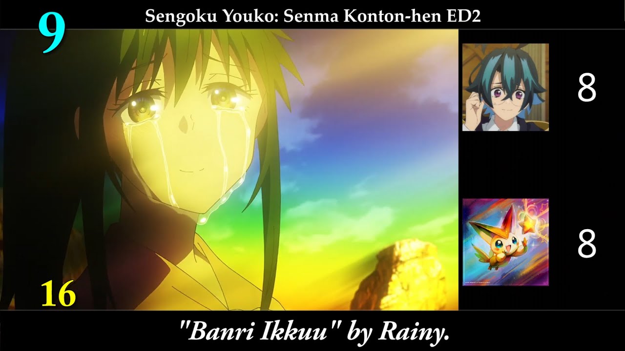 Duo Rankings - Our Top 40 Autumn / Fall 2024 Anime Endings ft. Victini