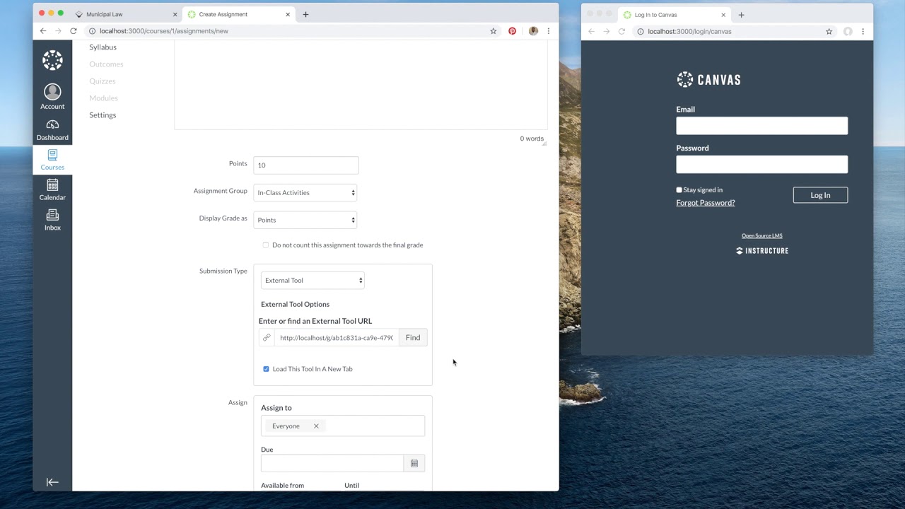Squarecap Canvas Integration LTI