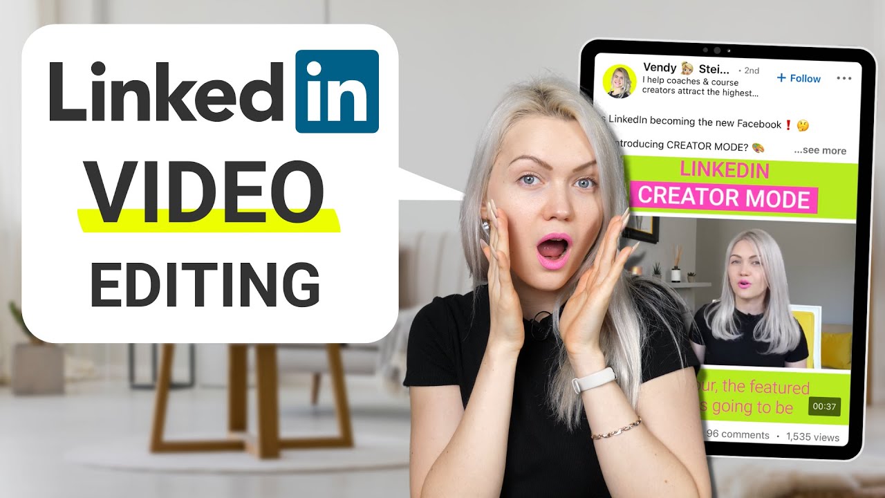 How To Edit Videos For LinkedIn | Adding Titles & Subtitles