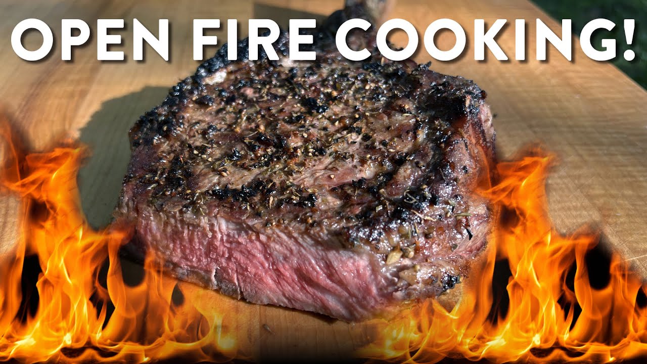 How to Cook a Steak Over an Open Fire | RV Cooking Meals