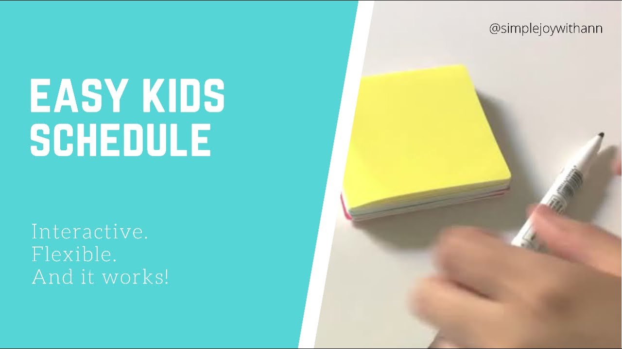 Amazingly Easy Family Schedule