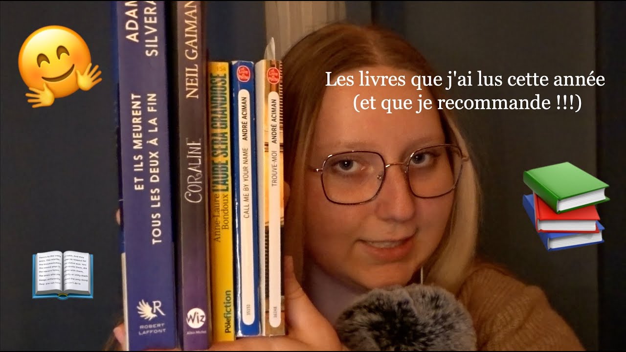 ASMR - Mes livres que j'ai lus cette année ! 📚📖💗