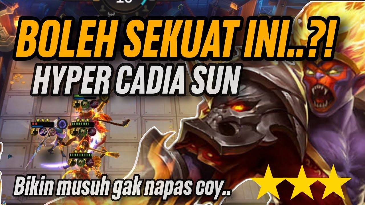 COMBO TERKUAT SUN STARCORE EARTH KERAS BANGET COY | MAGIC CHESS MOBILE LEGENDS