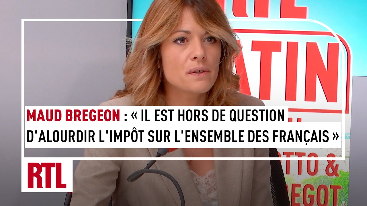 Maud Bregeon invitée de Thomas Sotto dans RTL Matin (intégrale)